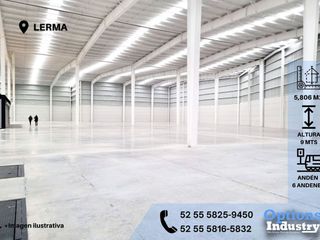 Industrial warehouse opportunity for rent, Lerma