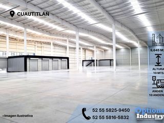 Rent in Cuautitlán, industrial warehouse