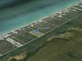 Terreno en San Benito Yucatan Segunda Fila Km 24  en venta