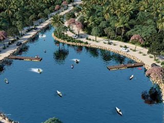 Terreno en  venta en Hunucma, Yucatan con lago y club de playa