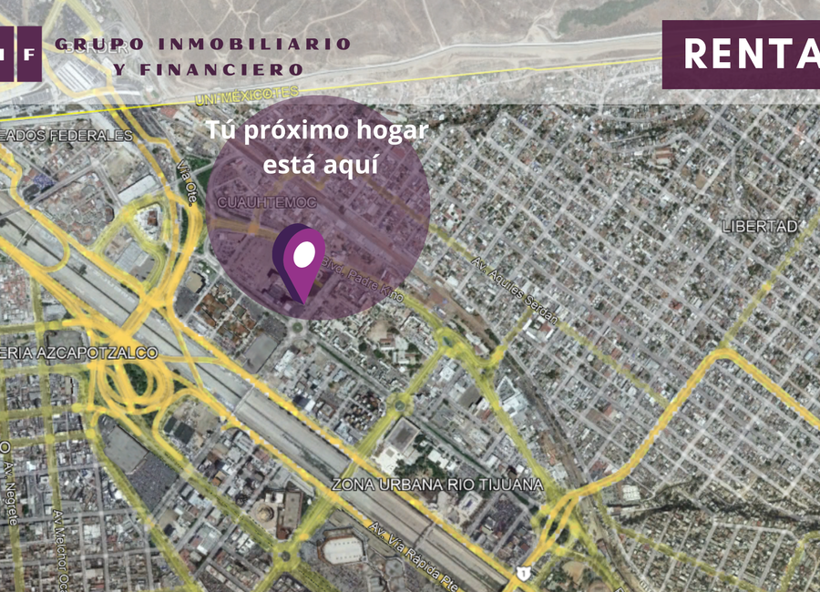 DEPARTAMENTO SEMI AMUEBLADO EN RENTA EN ZONA RIONEW CITY 1 REC2,000