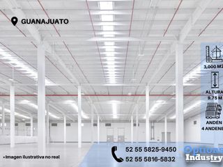 Immediate availability of industrial warehouse rental in Guanajuato