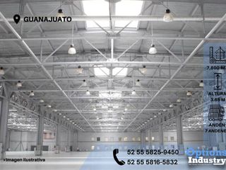 Industrial warehouse for rent in Guanajuato