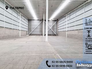 Warehouse rental opportunity in Tultepec
