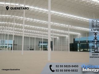 Rent now industrial warehouse in Querétaro