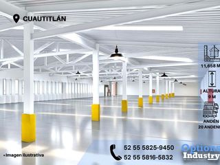 Opportunity to rent industrial space in Cuautitlán