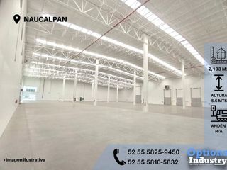 Industrial warehouse rental in Naucalpan
