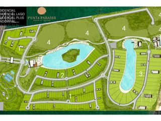 Terreno  en Venta Punta Paraiso Beach and Lagoon Frente al Mar 630 m2. Riviera Maya