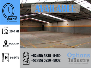 Excellent industrial warehouse opportunity for sale in Tlalnepantla