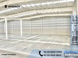 Industrial warehouse rental in Apodaca