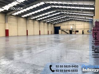 Oportunidad de renta de bodega en Toluca