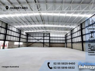 Bodega industrial disponible en renta en Querétaro