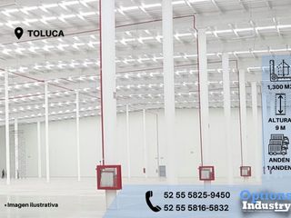 Immediate rent of an industrial warehouse in Toluca