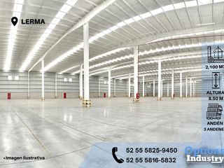 Industrial space for rent in Lerma