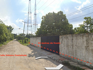 Terreno en venta en zona alta de la Colonia Sabina en Villahermosa Tabasco