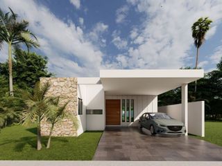Casa en venta una planta Mérida Yucatán, Privada Morera Cholul