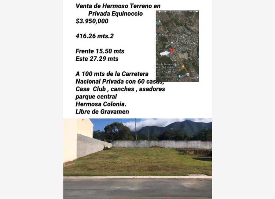 Terreno en Venta en El Ranchito