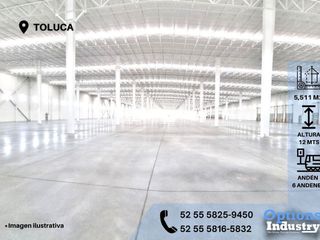 Rent of incredible industrial warehouse in Toluca