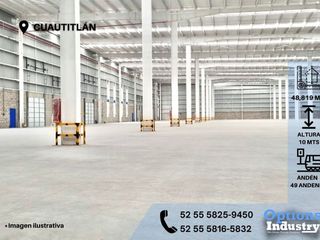 Cuautitlán, area to rent an industrial warehouse