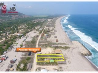 2 TERRENOS CON FRENTE DE PLAYA EN  CERRO HERMOSO,PTO.ESC.OAX.