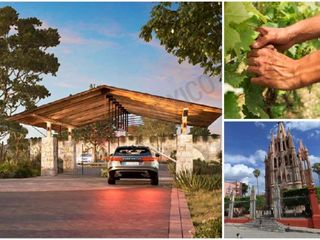 PRE-VENTA LOTES de 1000 m2 en complejo residencial de 9 condominios independientes cada uno con su viñedo, en San Miguel de Allende