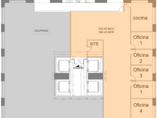 Oficina en piso 9, 333 m2 en renta, Bosques de las Lomas, Cuajimalpa de Morelos