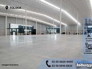 Gran nave industrial para rentar en Toluca