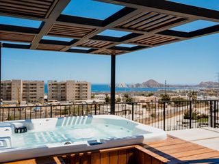 Penthouse con rooftop privado, jacuzzi, vista al mar en venta, Cabo San Lucas