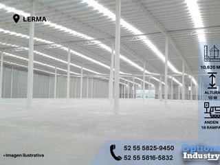 Amazing industrial warehouse for rent in Lerma