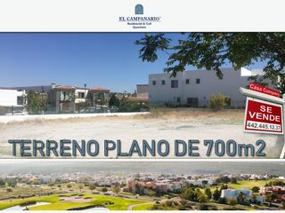 Precioso Terreno PLANO en El Campanario - 700 m2, VIVE AL MAXIMO!