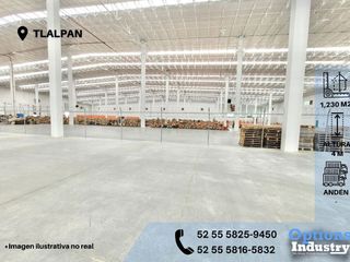 Immediate rent of industrial warehouse in Tlalpan