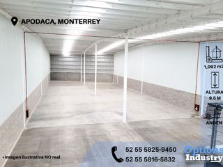 Propiedad industrial en renta en Apodaca, Monterrey