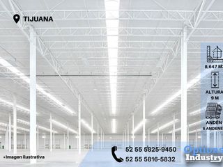 Rent industrial warehouse now in Tijuana