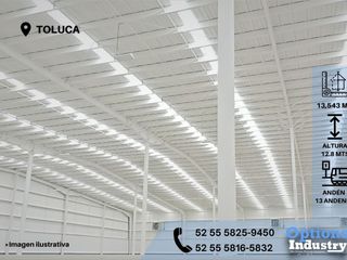 Toluca, area to rent an industrial warehouse