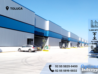 Toluca, warehouse rental opportunity