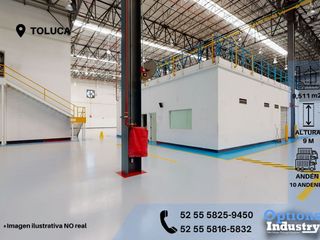 Alquiler de espacio industrial ubicado en Toluca