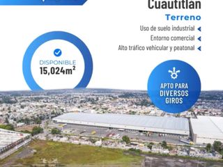 Terreno industrial Cuautitlán