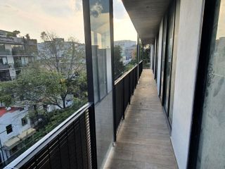Departamento 97m2 exterior balcon 2 recamaras colonia Roma