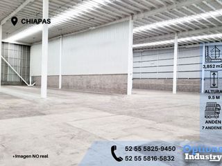 Large industrial warehouse for rent in Chiapas