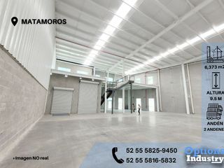 Industrial warehouse located in Matamoros for rent