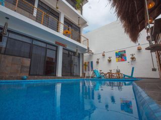 Hotel de 15 habitaciones a 1 cuadra de Av CTM, Playa del Carmen P2492