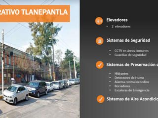 Oficina en Renta en Tlalnepantla (m2o1237)