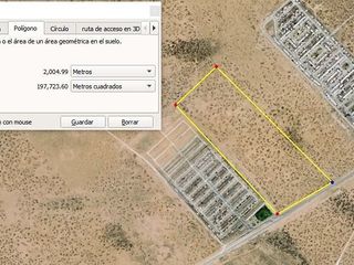Terreno VENTA 197,723 m2 en 30 dlls por m2 Av del Desierto y Senderos de Oriente