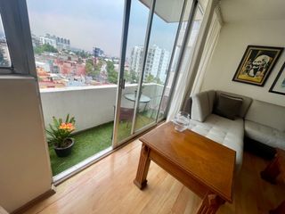 Venta departamento amplio con balcón en Portales Norte Benito Juárez CDMX