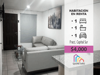 Renta de Habitación en Fraccionamiento Capital Sur Querétaro