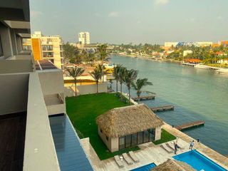 Departamento VISTA AL MAR en RENTA Torre Dos Arenas. ISLA DEL AMOR, Veracruz.