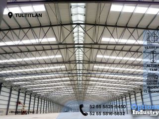 Industrial warehouse located in Tultitlán for rent