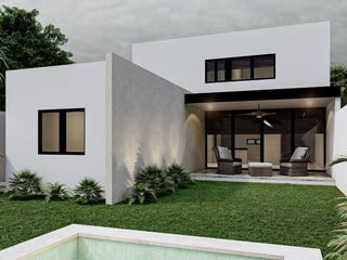 Casa en venta 2 pisos 3 recámaras con piscina en Dzitya al norte de Mérida
