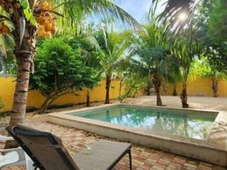 Renta casa tipo campo mexicana amueblada con piscina en cholul
