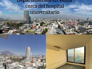 DEPARTAMENTO EN VENTA CERCA DEL HOSPITAL UNIVERSITARIO Y FACULTAD DE MEDICINA DE LA UANL